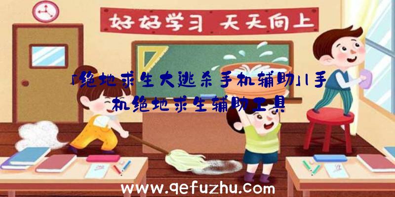 「绝地求生大逃杀手机辅助」|手机绝地求生辅助工具